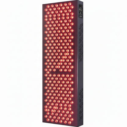 Red Light Therapy Panel Device – Full Body Panel, 630Nm 660Nm 810Nm 850Nm Red & near Infrared Light Therapy, 300 Quad Chip Leds, Brightness Control, Pulse Mode – ULTRA1500
