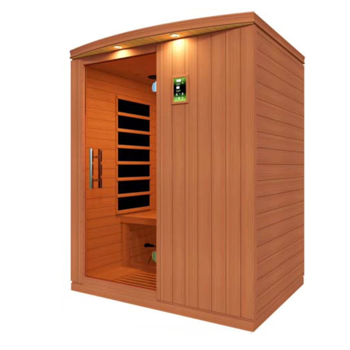 Madrid Elite 3 Person Low EMF Infrared Lighting Home Sauna